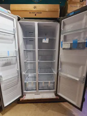 Pixels 670ltrs Silver Side by Side Refrigerator