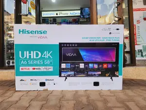 Hisense 58inches Uhd4k A6series Smart Tv With 3year Warranty