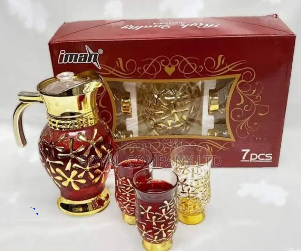 Glasses and a Jug /7 in 1/Water and Tea Glass