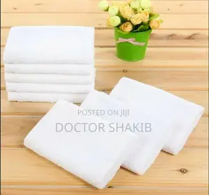High Quality Cotton White Hotel Face Towel