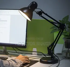 New Vintage Black Metal Pixar Type Desk Lamp
