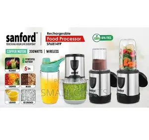 5 In1food Processor Chopper Mixer Coffee Grinder Blender