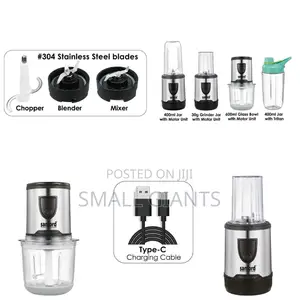 5 In1food Processor Chopper Mixer Coffee Grinder Blender