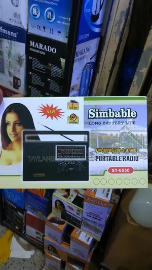 Simbable TM3 Band Portable Radio(FM-Mw-Sw) - Black