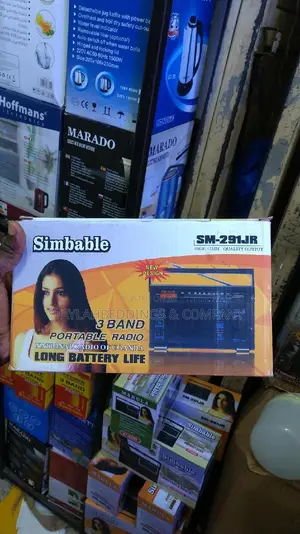 Simbable Portable FM Radio - Black