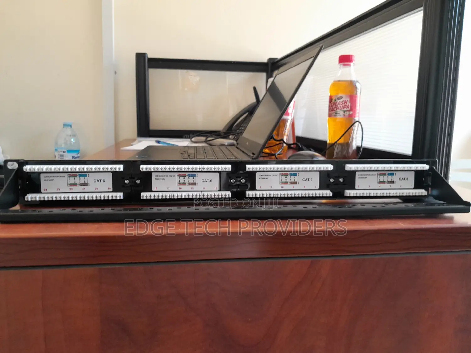 24 Port Patch Panel Cat6 UTP Unshielded Fully-Loaded