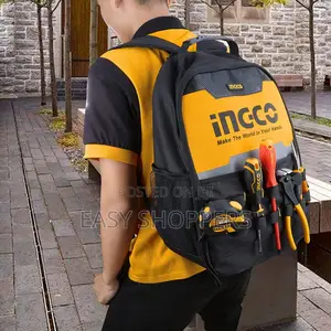 INGCO Tool Backpack,Tool Bag Multifunctional Tool Bag