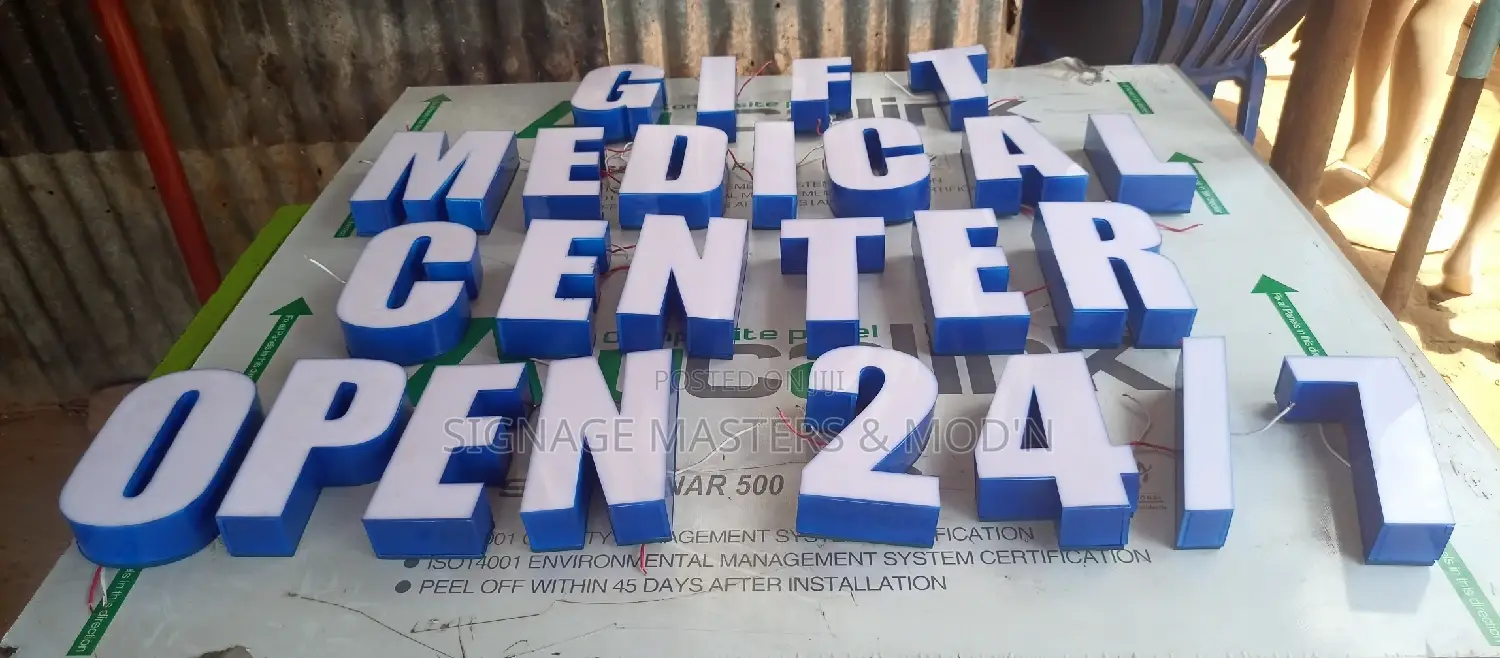 Medical Signage Post