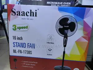3 Speed Saachi Stand Fan/Electric Stand Fan/16" Stand Fan