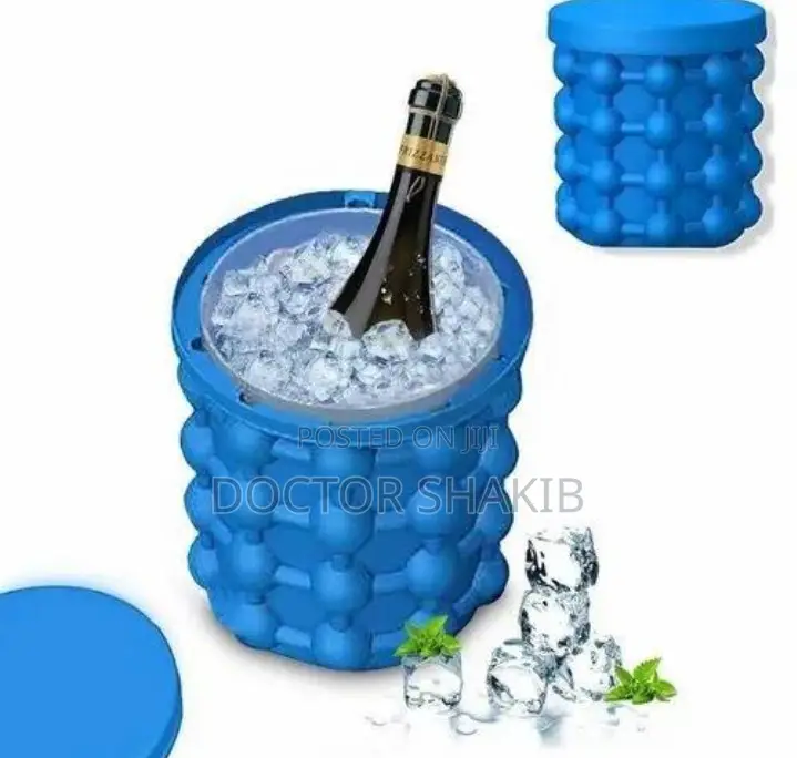 U-shaped Large Silicone Ice Cube Bucket