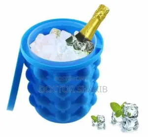 U-shaped Large Silicone Ice Cube Bucket