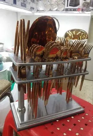 38 Pieces Cutlery Set for 6 Person,Pure Stainless Steel