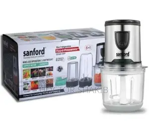 Sanford 5 In 1 Rechargeable Food Processor/ Mixer