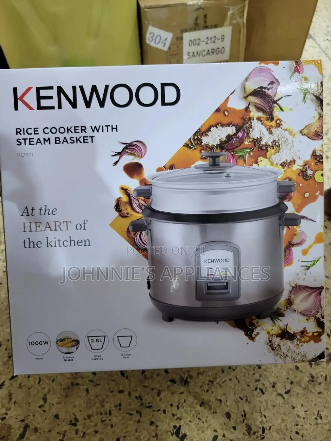 Kenwood Rice Cooker With Steam Basket 2.8l