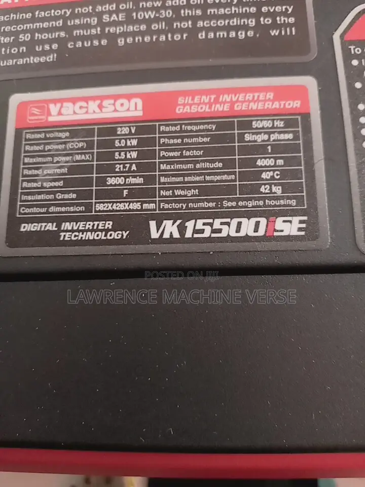 Super Silent Generator 5.5kva