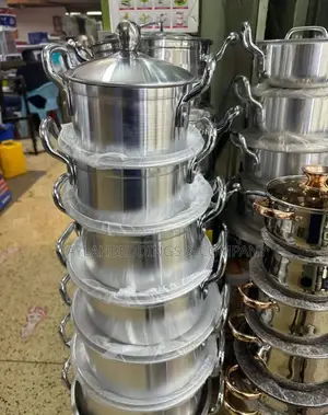 7 Piece Stainless Steel Induction Cookware Set