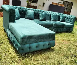 Chesterfield Sofa Set in Green
