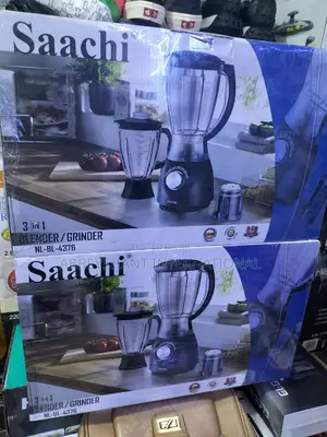 Blender Saachi Blender 3 In1 Double Jar Blender – Black