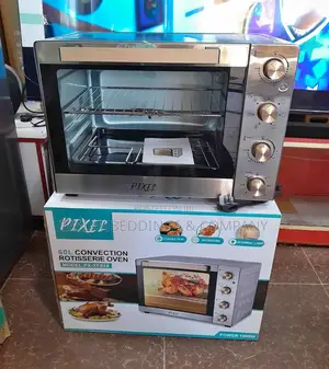 Pixel 60 Litres Convection Rotisserie Oven - Silver Steel