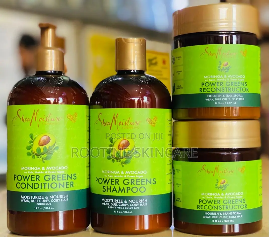 Shea Moisture Moringa Avacado Shampoo,Conditioner,Reconst