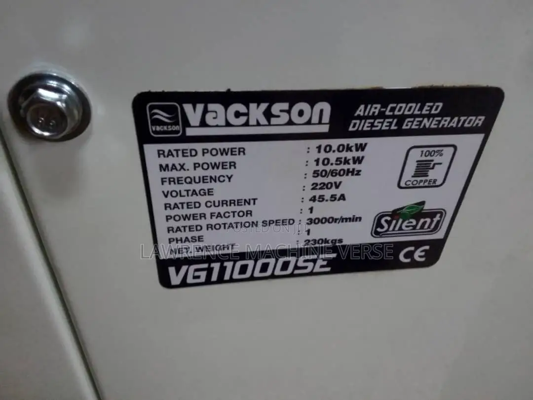 Diesel Generator Super Silent UK Made
