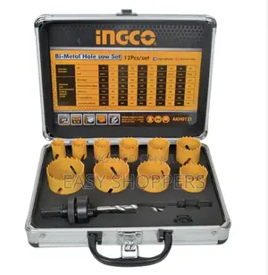 Ingco 12 PCS Bi-Metal Hole Saw Set With Case
