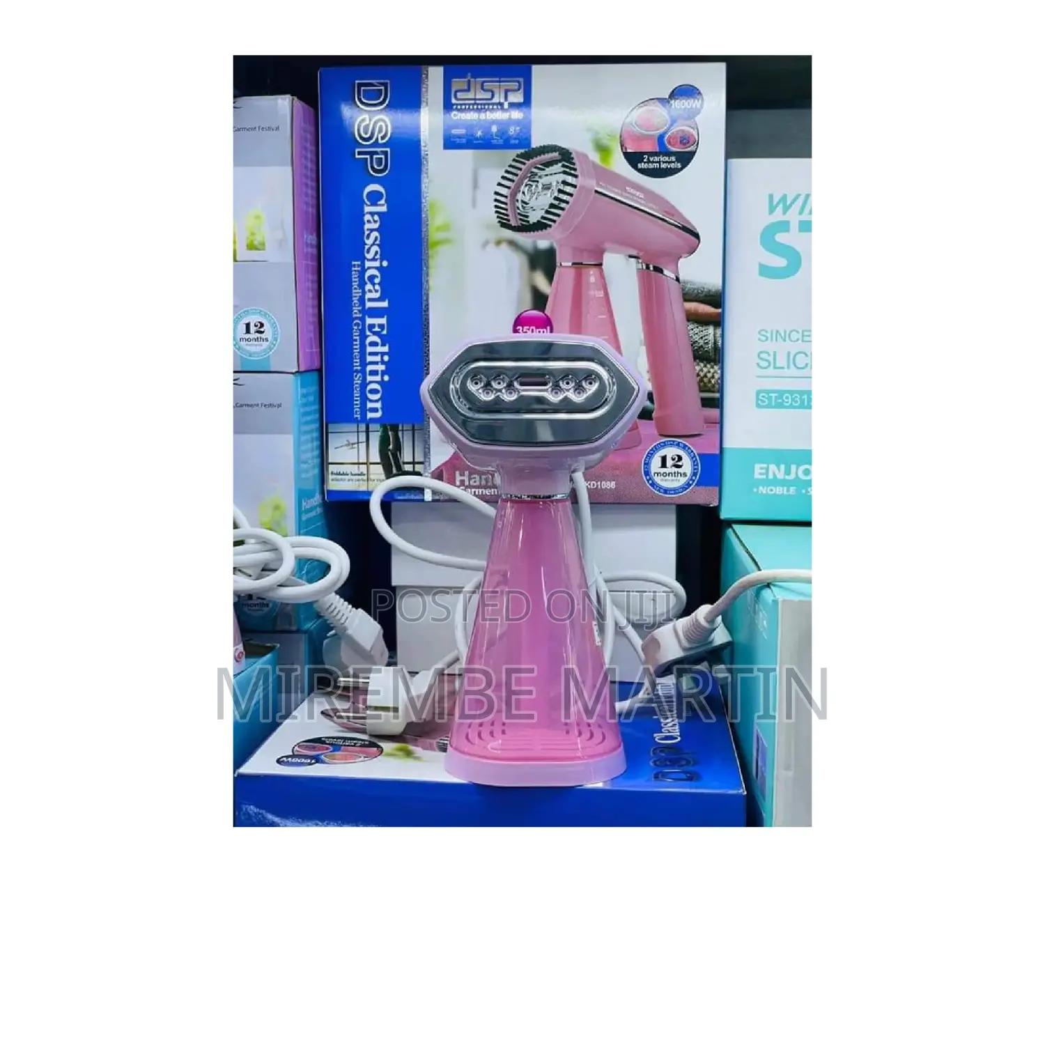 Handheld DSP Garment Steamer.