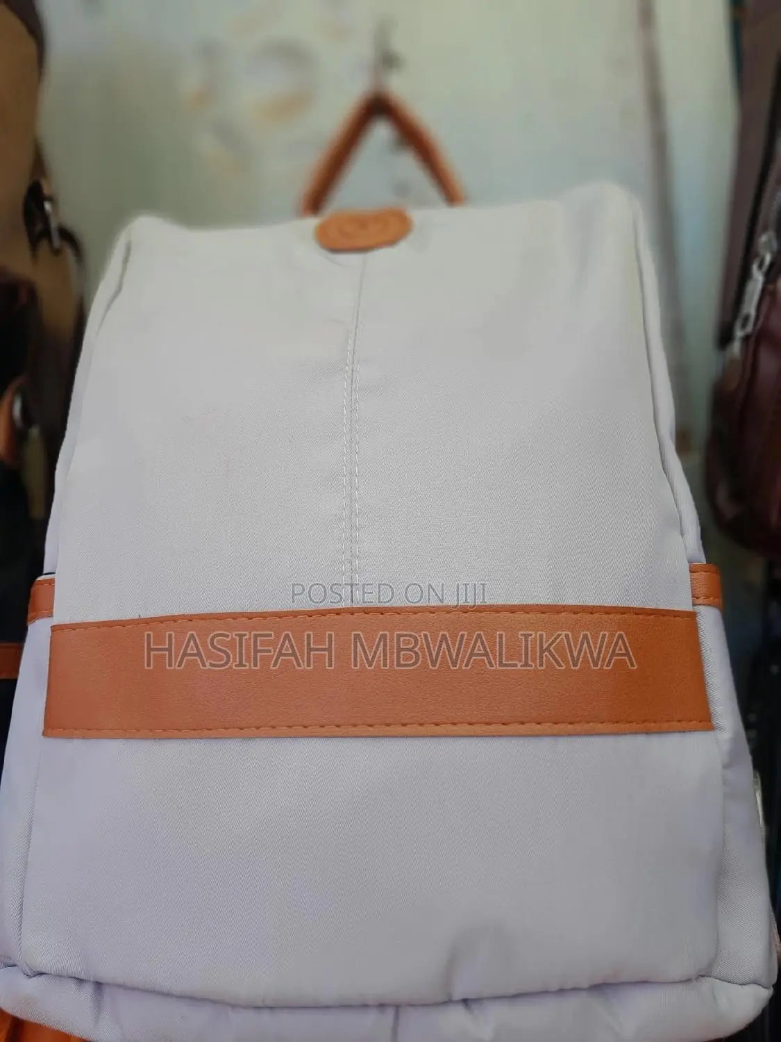 Ladies/ Women's Antitheft Back Pack- Grey