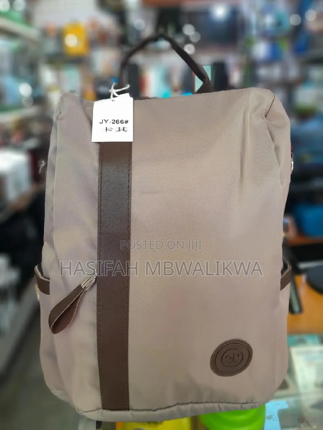 Ladies/Women's Antitheft Back Pack- Grey