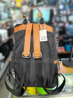 Ladies / Women's Antitheft Back Pack- Black