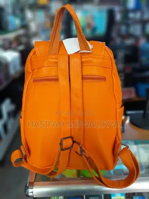 Ladies / Women's Antitheft Back Pack- Orange