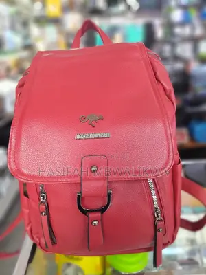Ladies / Women's Antitheft Back Pack- Red