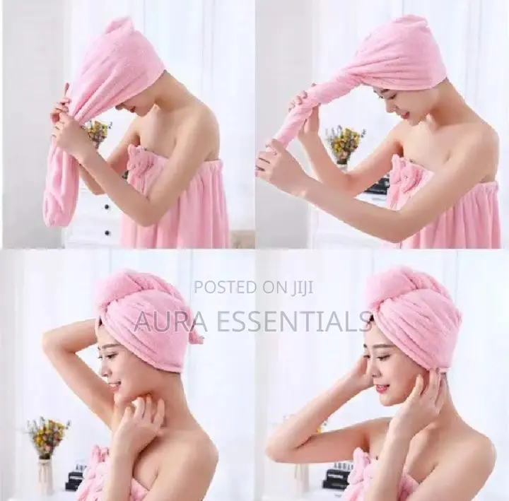 2pcs Bath Skirt Shower Cap Women Bath Towel