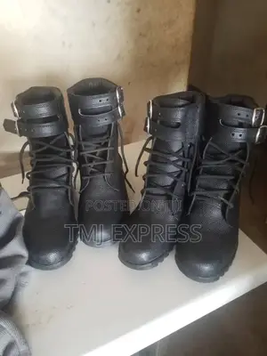 Security Uniforms Pure Leather Shoes