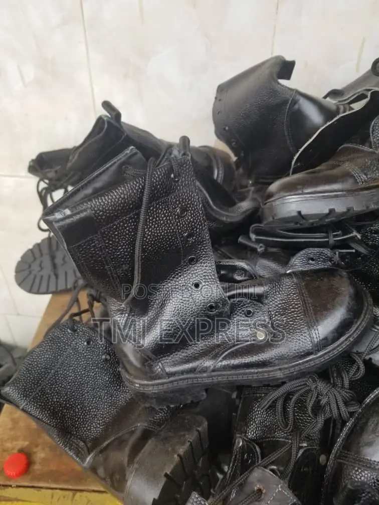 Security Uniforms Pure Leather Shoes