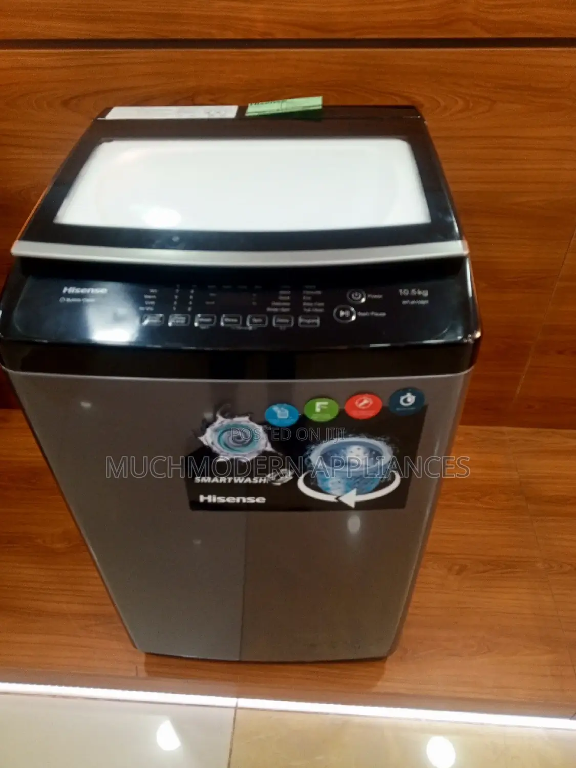 Hisense 10.5 KG Top Loader Washing Machine