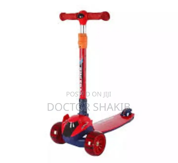 Height Adjustable Kids Scooter With 3 Wheels ( New )