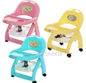 Infant Portable Feeding Chair With Removable Wheels
