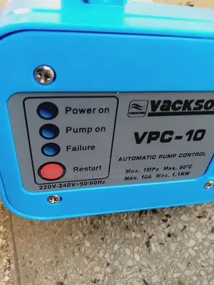 Water Pressure Control Switch
