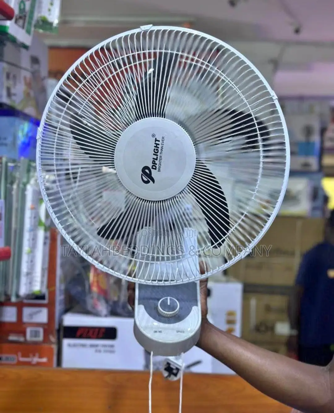 Dp Light Reliable 16 Inch Oscillating Rotating Wall Fan