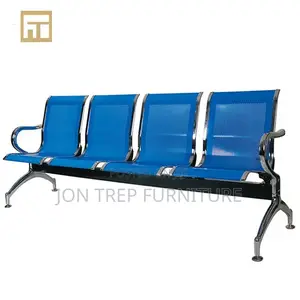 4seater Waiting Chair Metallic