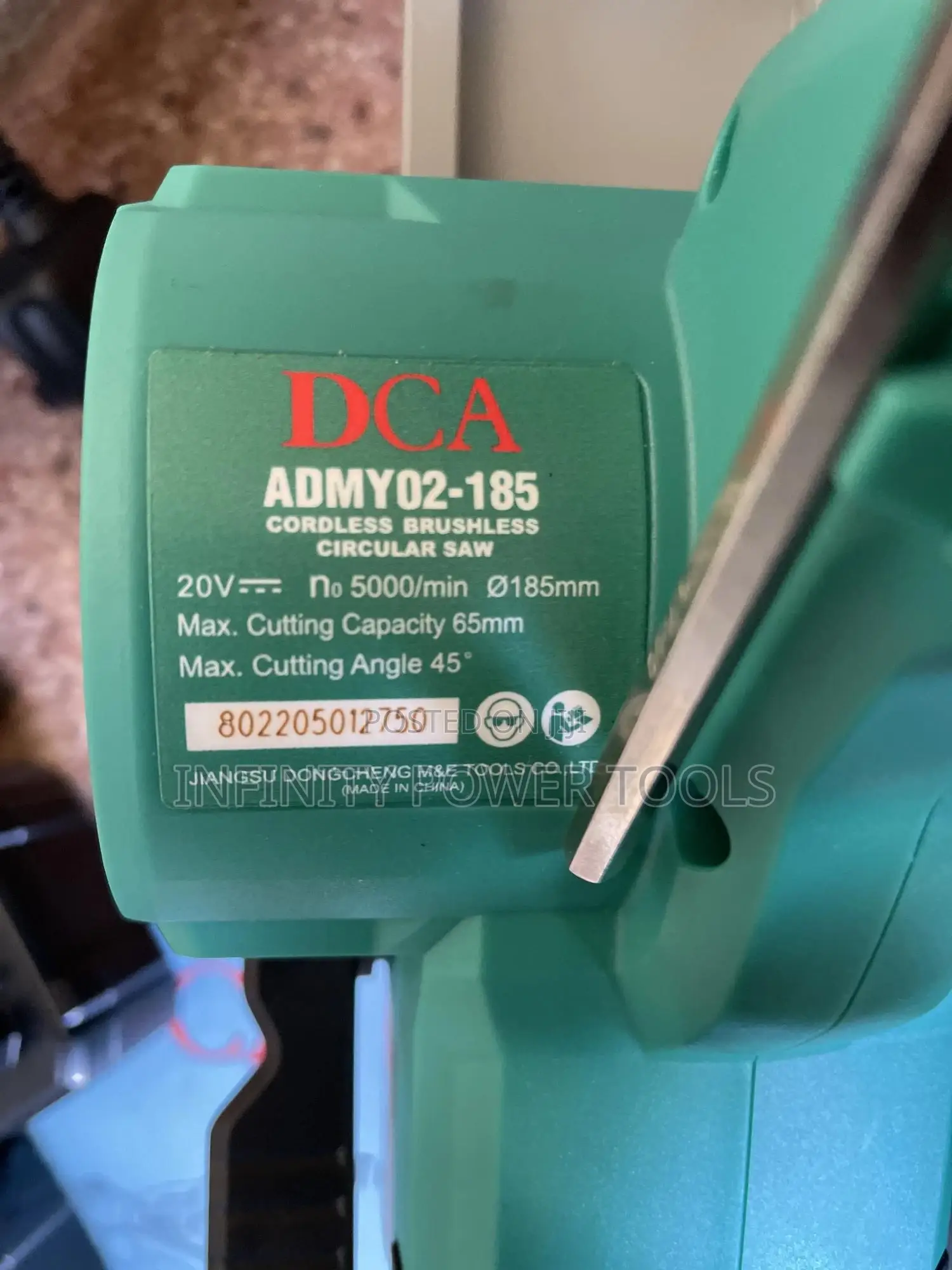 Circular Saw Cordless ADMY02-185 20v