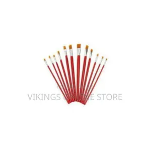 Professional Acrylic Art Brushes, 12pcs