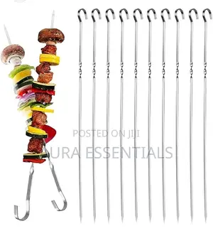 12 PCS Metal Kebab Skewers For Kabobs