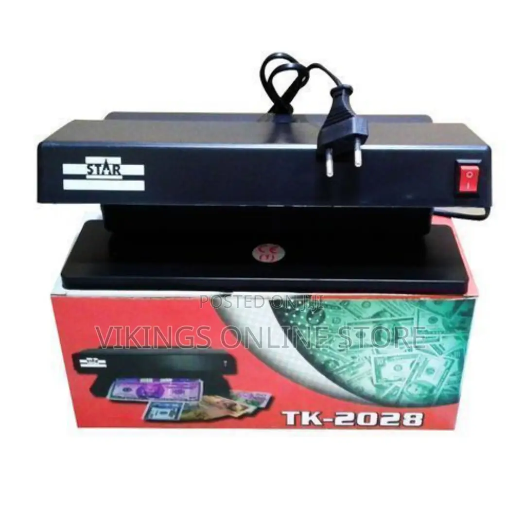 TK-2028 - Electronic Fake Currency Detector - Black