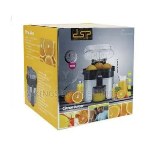 DSP Fast Electric Citrus Double Juicer Extractor-Silver