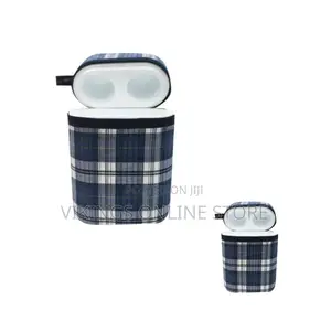Checkered Baby Bottle Warmer - Dark Blue