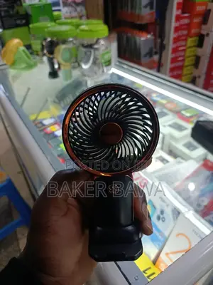 Rechargeable Mobile Fan With Power Bank