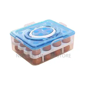 32 Eggs Storage Box With Handle