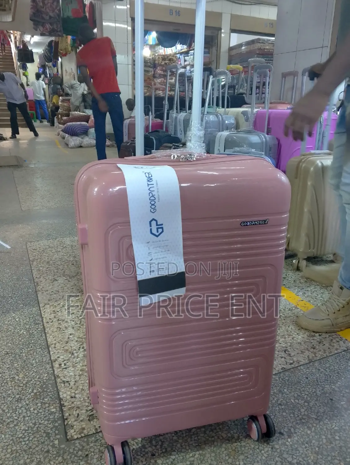 Classy VIP Pure Rubber Plastic Suitcases. Medium.( Gold)